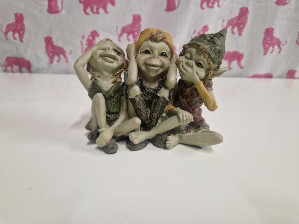 Pixies Horen,  zien en zwijgen, Verzamelen, Ophalen, Zo goed als nieuw, Fantasy