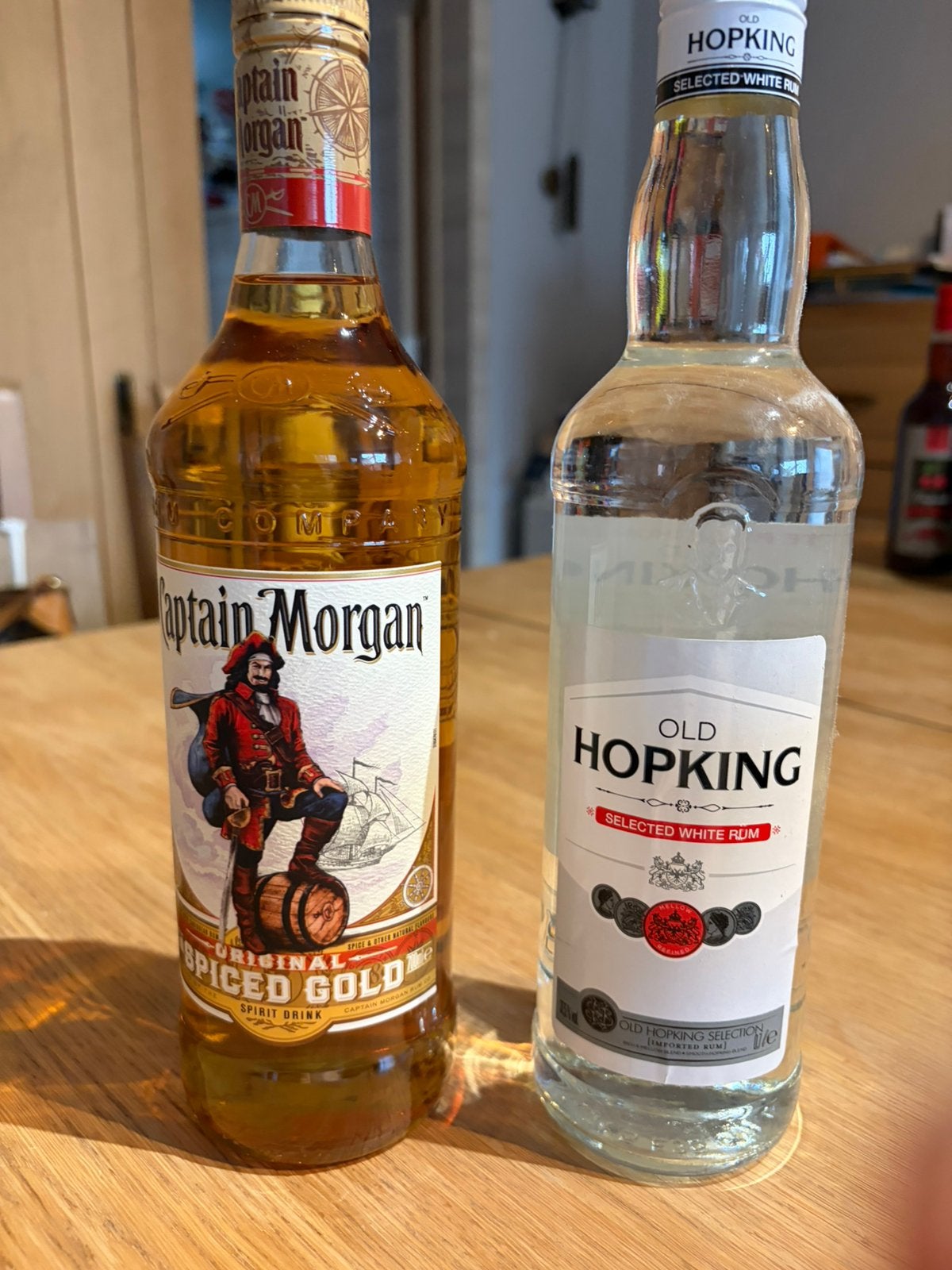 Rhum, Enlèvement