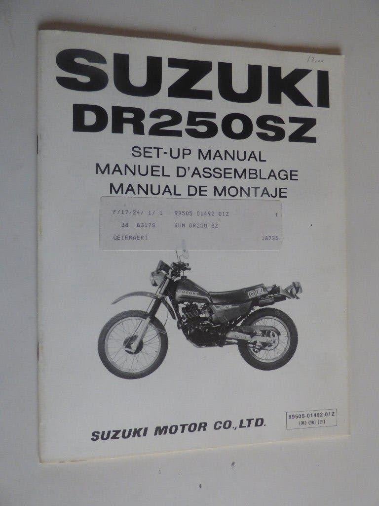 SUZUKI DR250SZ MONTAGE HANDLEIDING, Motoren, Ophalen of Verzenden, Suzuki