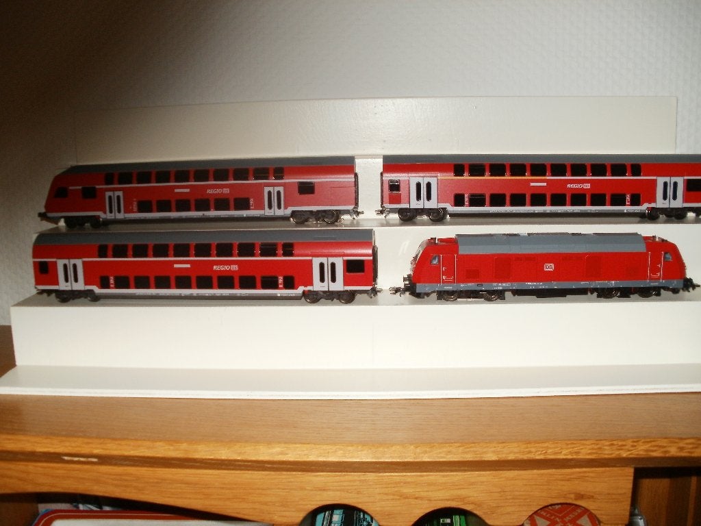 Marklin Ho Diesellok serie no 245006 MFX DIG.+3 rijtuigen., Hobby & Loisirs créatifs, Neuf, Enlèvement ou Envoi, Courant alternatif