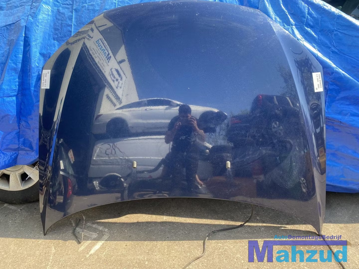 FORD MONDEO 3 BLAUW E2 motorkap 2000-2007, Auto-onderdelen, Gebruikt, Info@ford.com, Ford, Motorkap