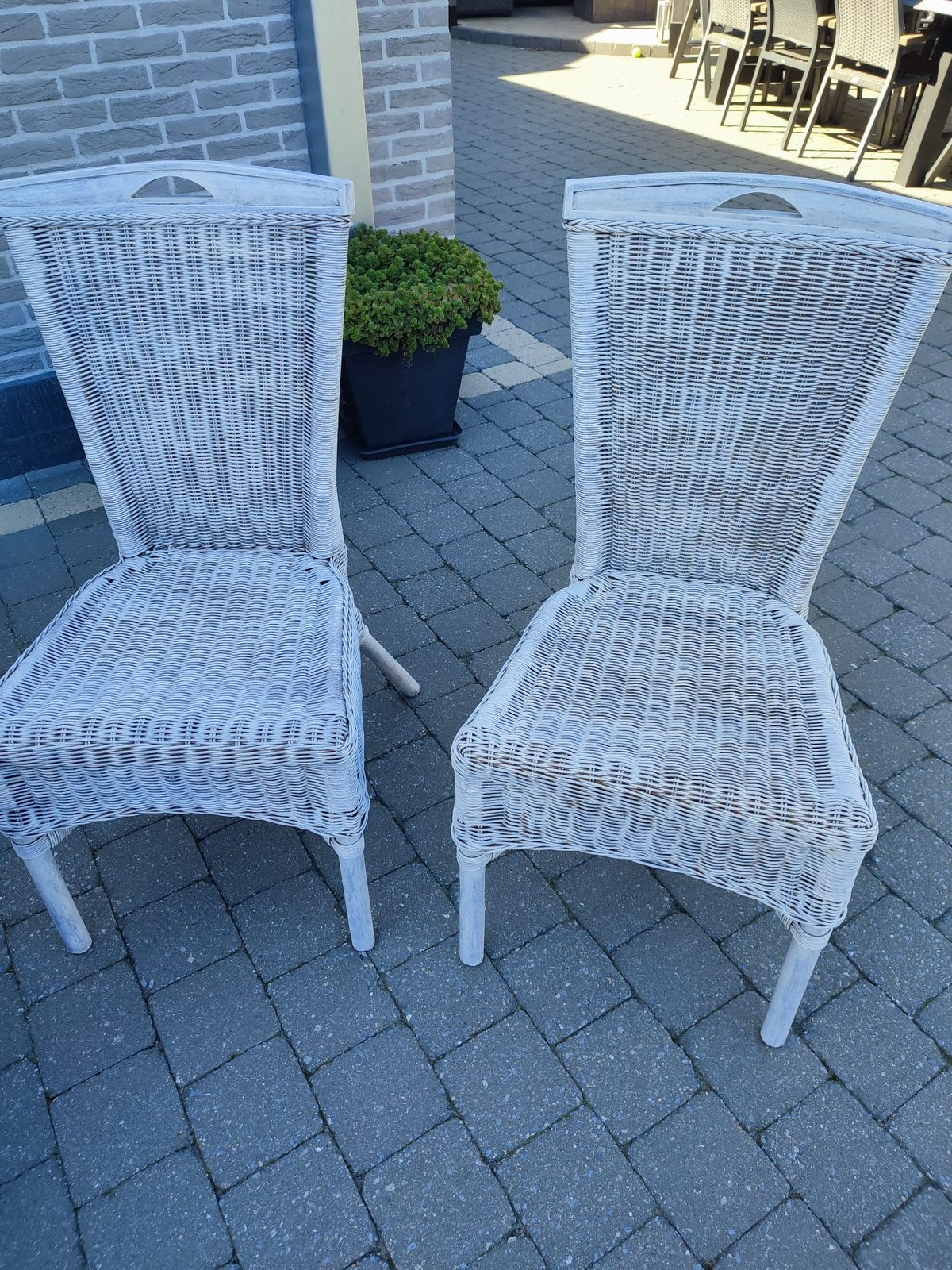 Stoelen, Huis en Inrichting, Ophalen, Twee, Riet of Rotan, Zo goed als nieuw