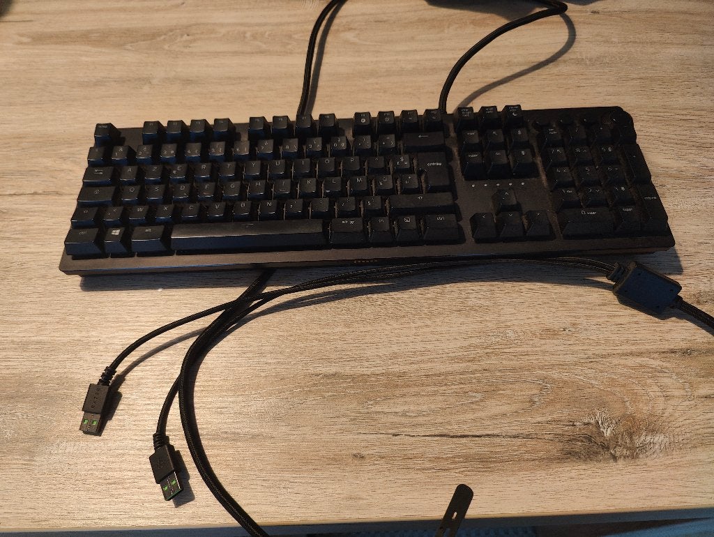 Clavier gaming RAZER huntsman elite, Informatique & Logiciels, Enlèvement ou Envoi, Azerty, Filaire, Utilisé