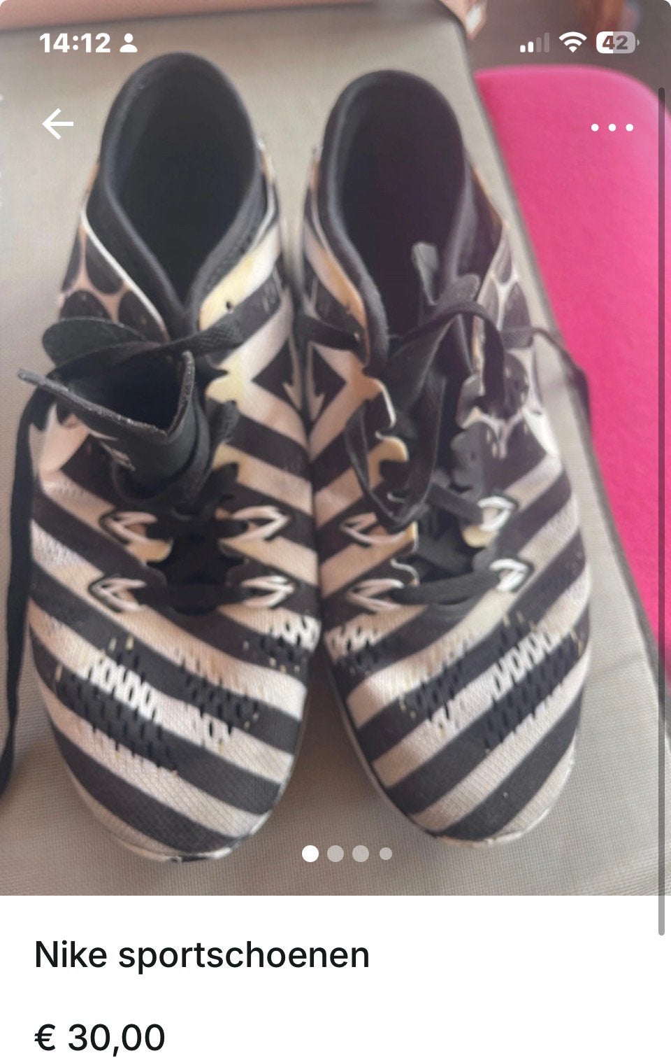 Nike sportschoenen, Sport en Fitness, Loopsport en Atletiek, Ophalen of Verzenden, Gebruikt, Nike