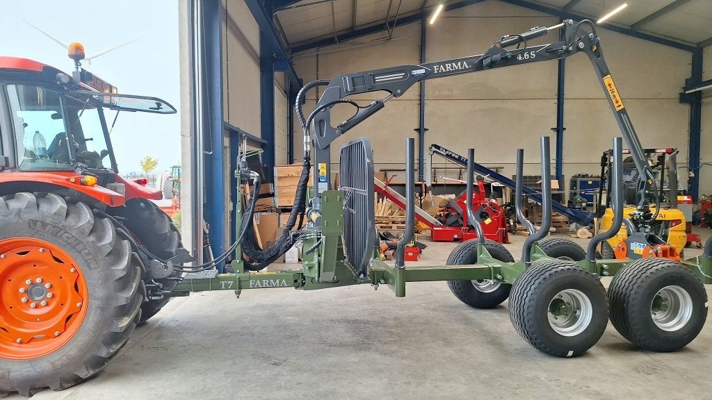 FARMA T 7 + 4.7 S bosbouwaanhanger, Zakelijke goederen, Ophalen, Serretuinbouw, Weidebouw
