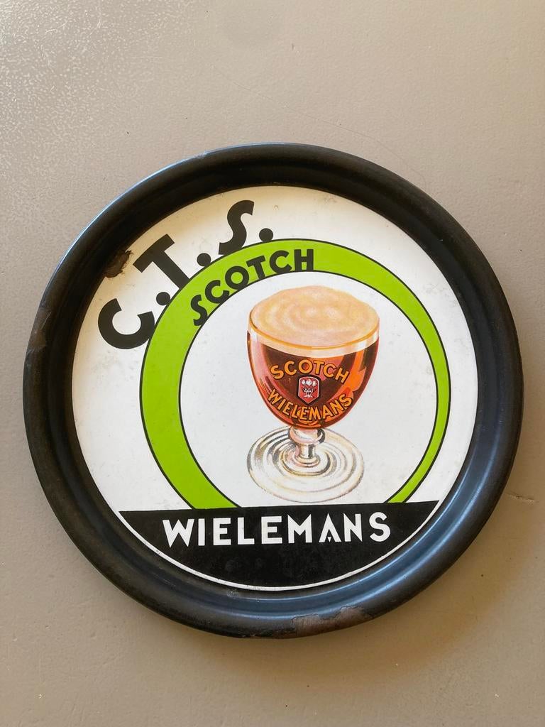 Plateau en émail CTS Scotch Wielemans, Collections, Enlèvement ou Envoi
