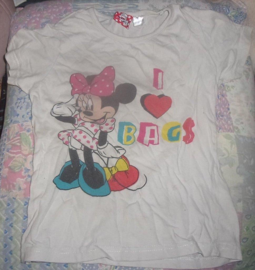 Disney Minnie Mouse T-shirt 7/8 jaar, Ophalen of Verzenden