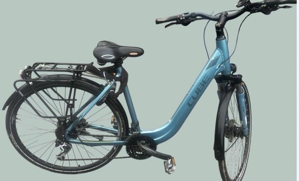 Cube trekking dames fiets Shimano schijfremmen kwalitatief!, Fietsen en Brommers, Gebruikt, Versnellingen, 50 tot 53 cm, Schijfrem
