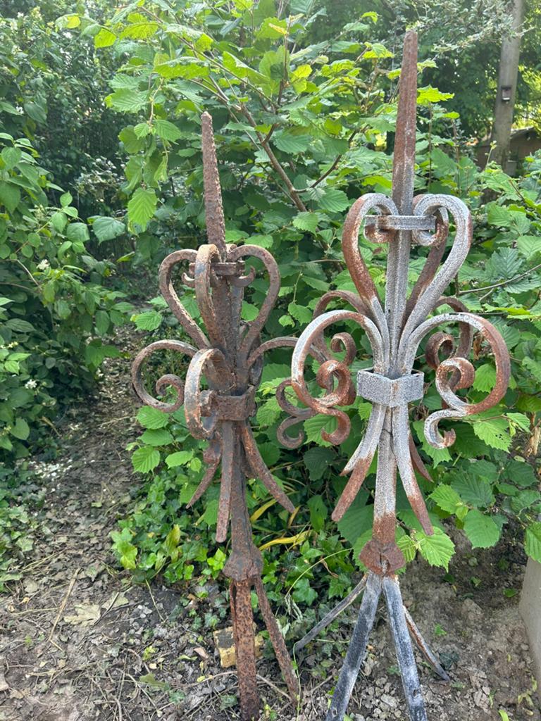 Decoratief smeedijzer kerkornament, Tuin en Terras, Ophalen, Gebruikt