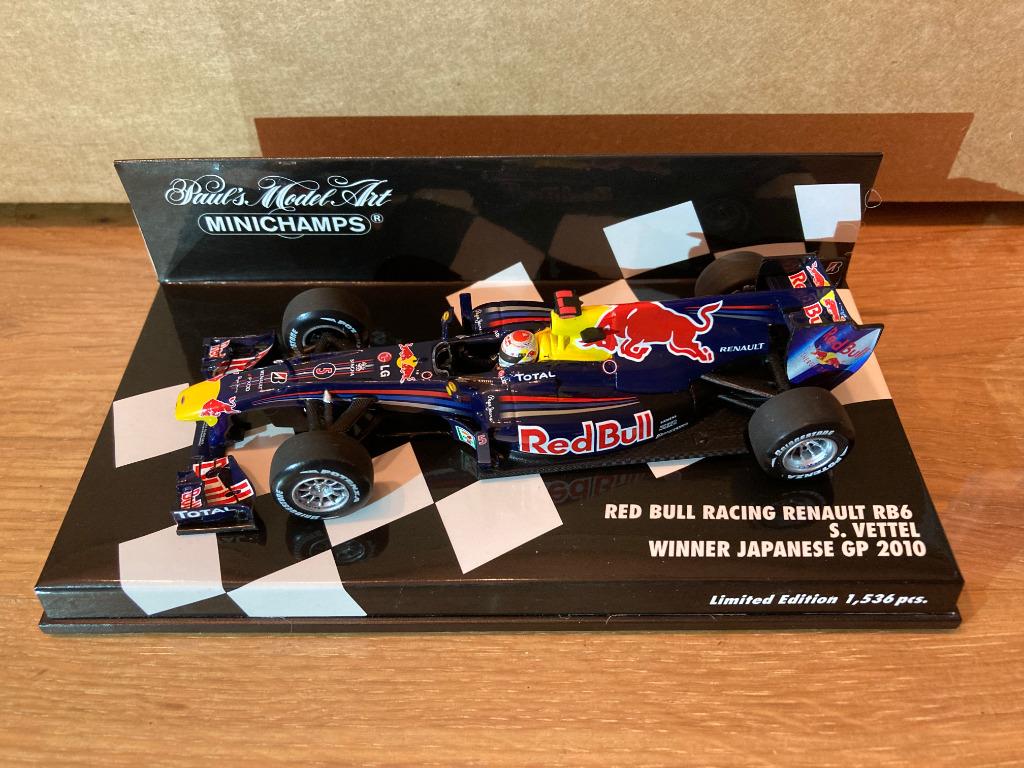 Sebastian Vettel 1:43 Winner Japanese GP 2010 RB6 F1, Ophalen of Verzenden, Nieuw, Formule 1