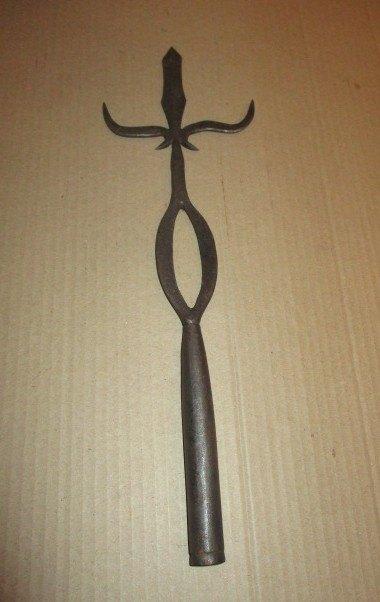 Pointe de lance Africaine Congo 35,5 cm longueur, Antiquités & Art, Envoi