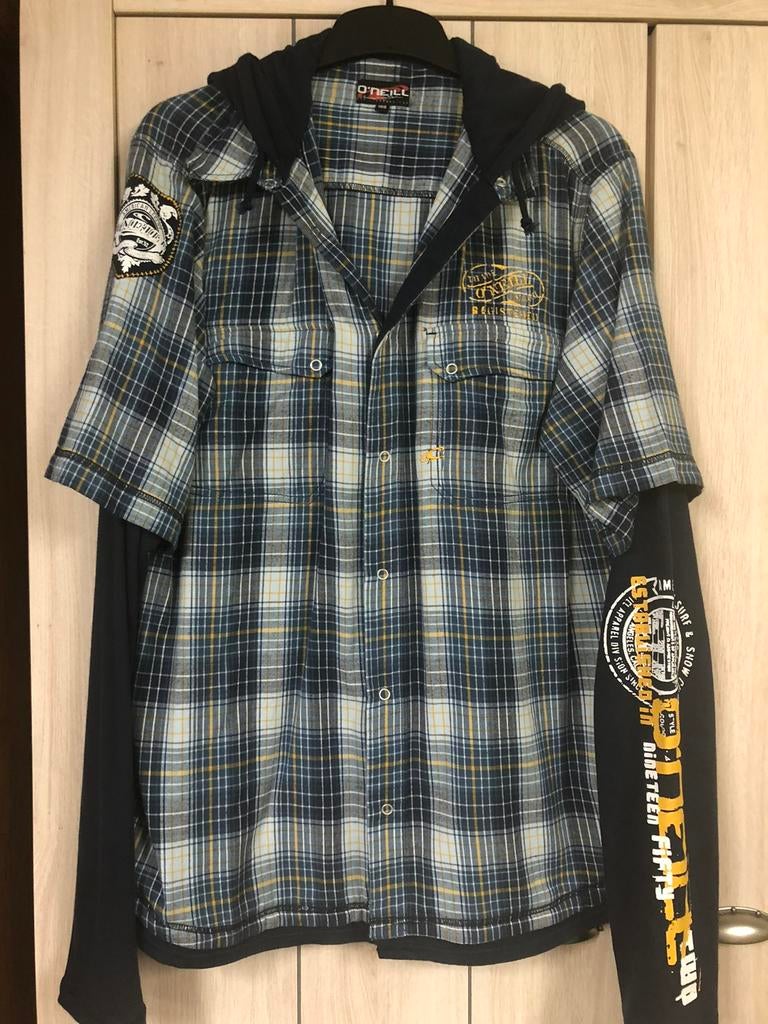 Hemd : O’Neill : maat 188, Kleding | Heren, Ophalen of Verzenden, Zo goed als nieuw, Blauw, O'Neill