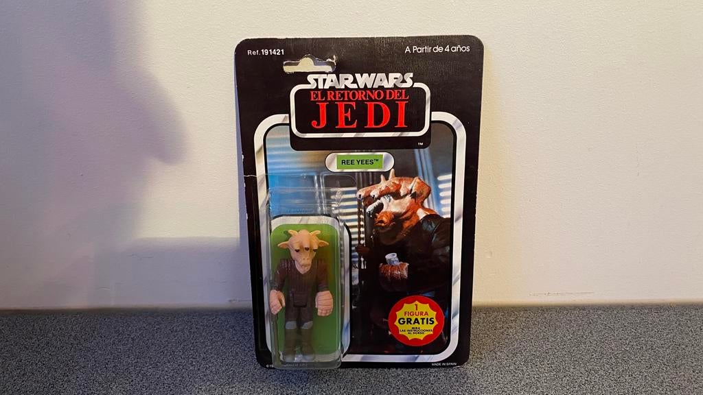 Vintage Star Wars El Retorno del Jedi Red Yees Espagne, Enlèvement, Comme neuf