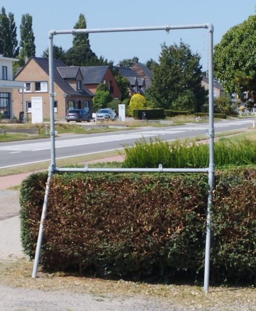 reklame/spandoek frame, Ophalen