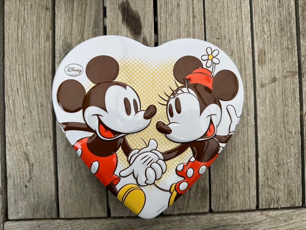Mickey & Minnie Mouse blikken doosje, Enlèvement ou Envoi, Comme neuf, Service