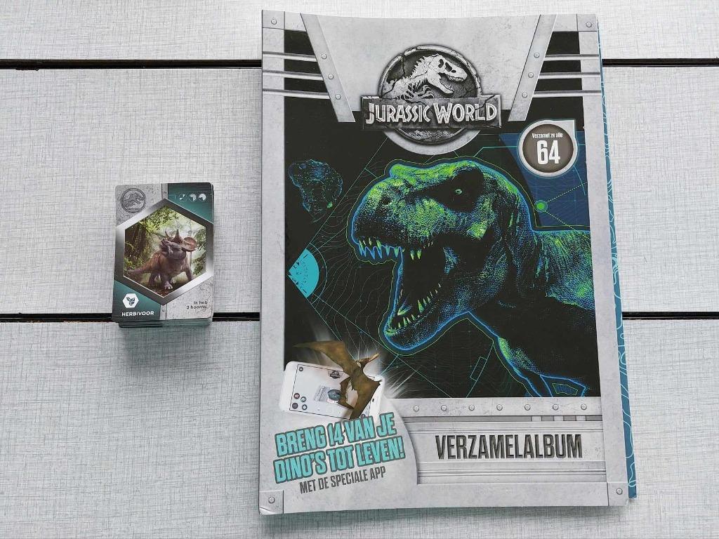 Album (leeg) prentjes Jurassic World actie Okay. Goede staat, Verzamelen, Overige supermarkten, Ophalen