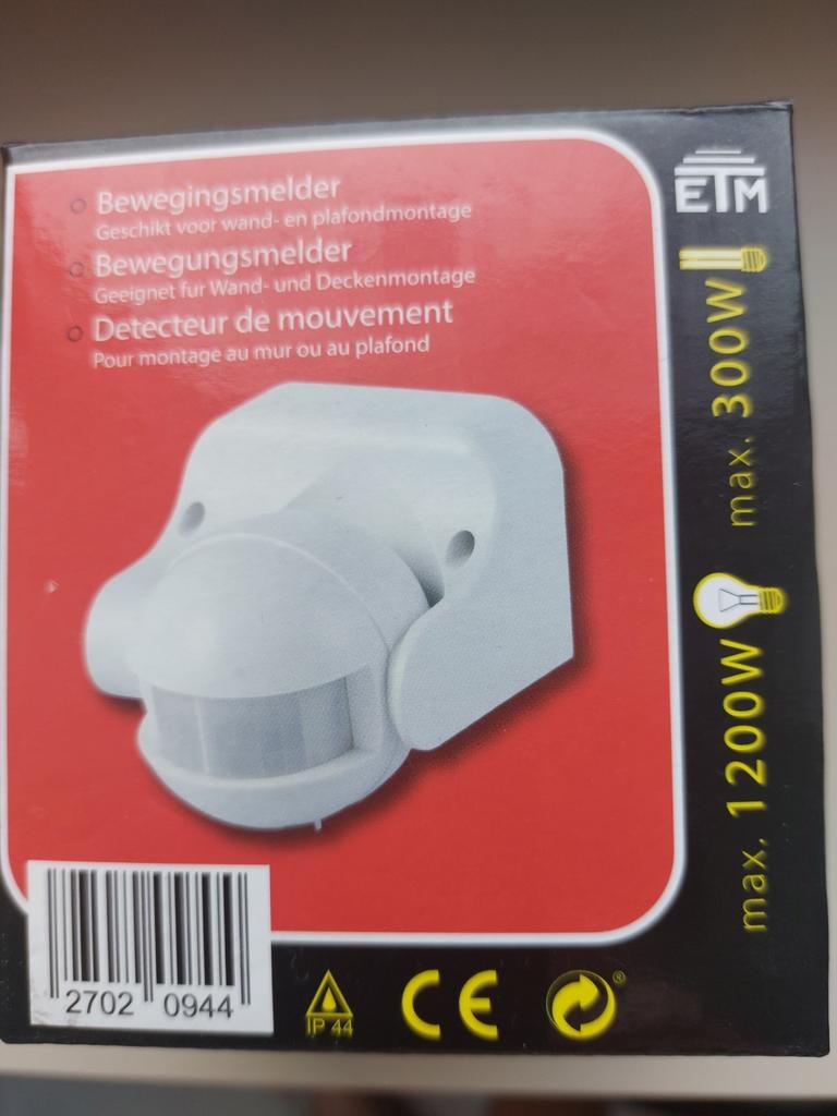 bewegingsmelder, Doe-het-zelf en Bouw, Ophalen of Verzenden