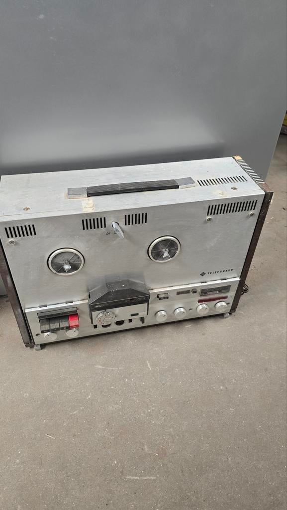 Lecteur de cassettes vintage Telefunken M204 TS E2, Enlèvement ou Envoi, Magnétophone