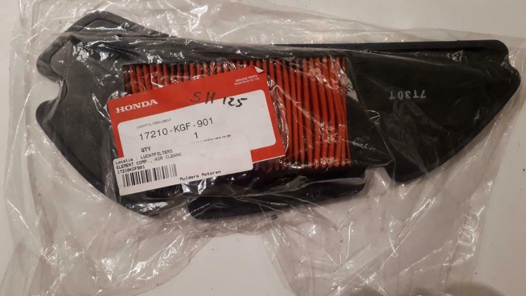 17210-KGF-901 Honda SH 125 luchtfilter, Motoren, Ophalen of Verzenden, Nieuw