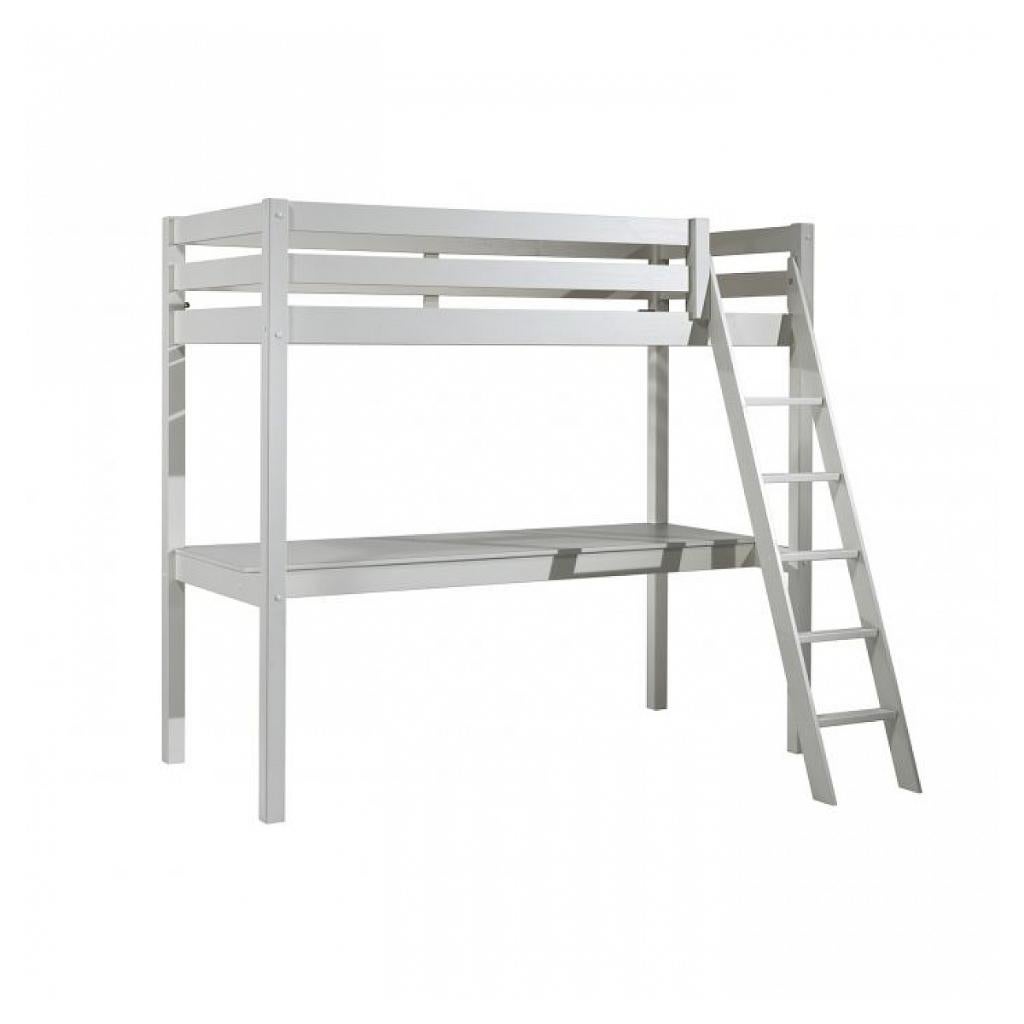 Hoogslaper GEDEON II - 140 x 190 cm - Met bureau, Huis en Inrichting, Ophalen, 140 cm, Zo goed als nieuw, Twijfelaar