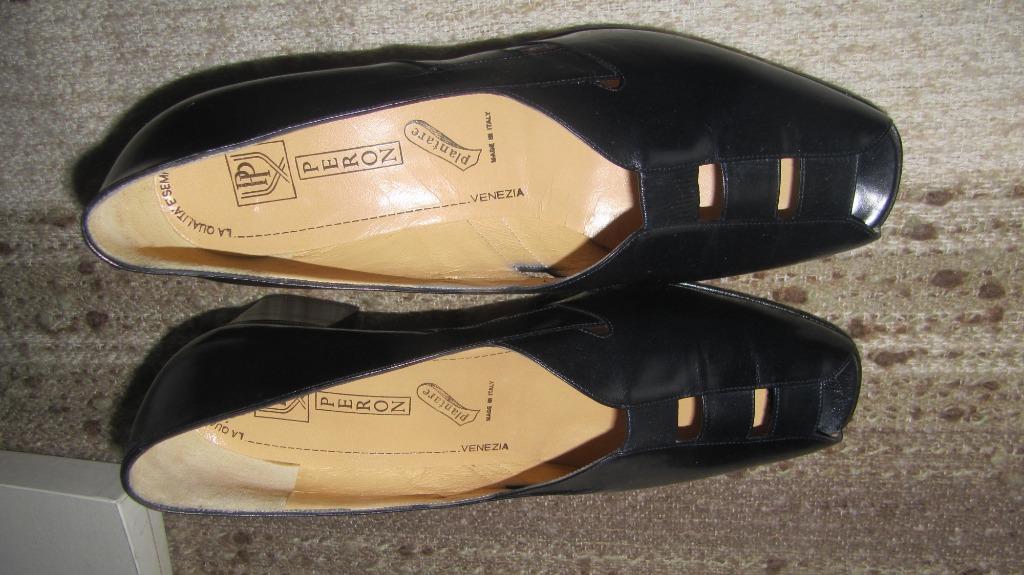 BLAUWE LEDEREN VROUWEN SCHOENEN VOOR ZOLEN PERON A 452, Neuf, Enlèvement ou Envoi, Autres types, Bleu