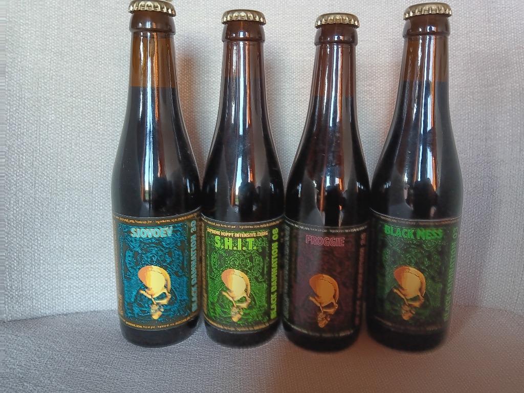 struise brouwers - black damnation - pack 1 - 4x33 cl, Verzamelen, Biermerken, Ophalen, Nieuw, Flesje(s), Overige merken