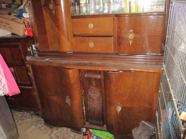 ancien meuble "50-60" -bientot "vide grenier", Enlèvement