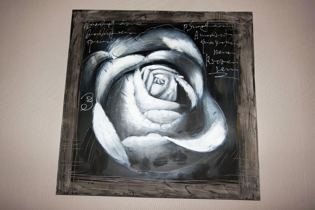 Canvas Zwart groot, Huis en Inrichting, Ophalen, Gebruikt