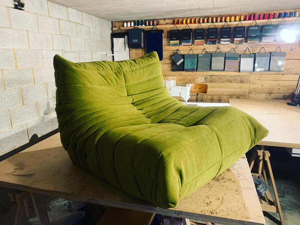 Togo Canapé Ligne Roset remis à neuf vintage design, Maison & Meubles, Enlèvement ou Envoi, Tissus