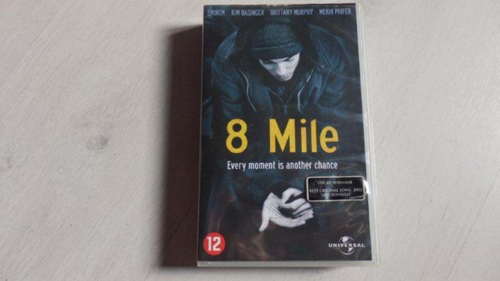 8 Mile - Eminem - de film op videocassette, Ophalen, Zo goed als nieuw