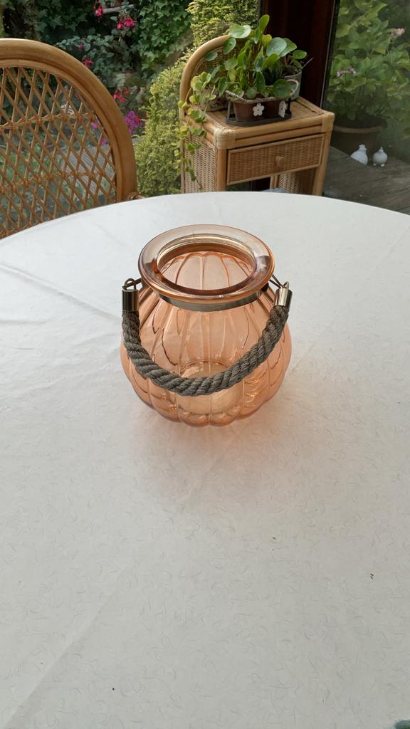 Antieke glazen pot., Antiek en Kunst, Ophalen of Verzenden