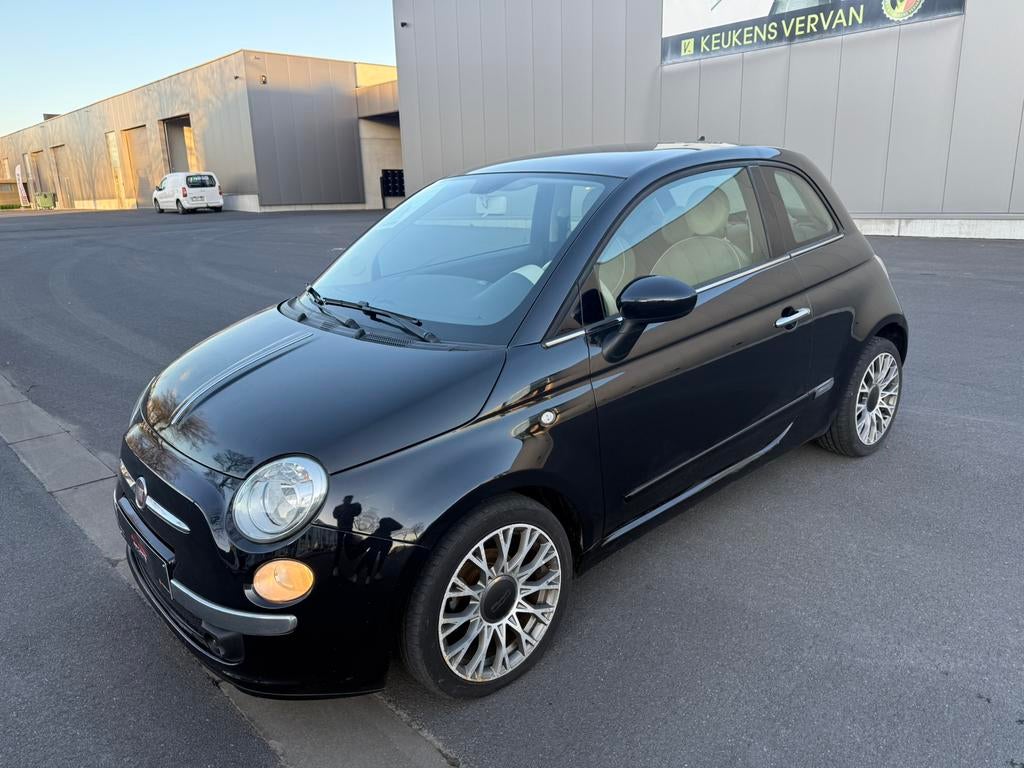 Fiat 500/2014/150.000km/1.2benzine/51kw/, Euro 5, Stof, Airconditioning, Blauw