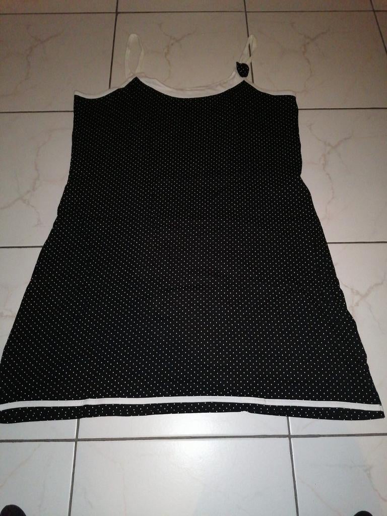 Zwart wit slaapkleed maat M, Ophalen of Verzenden, Maat 38/40 (M)