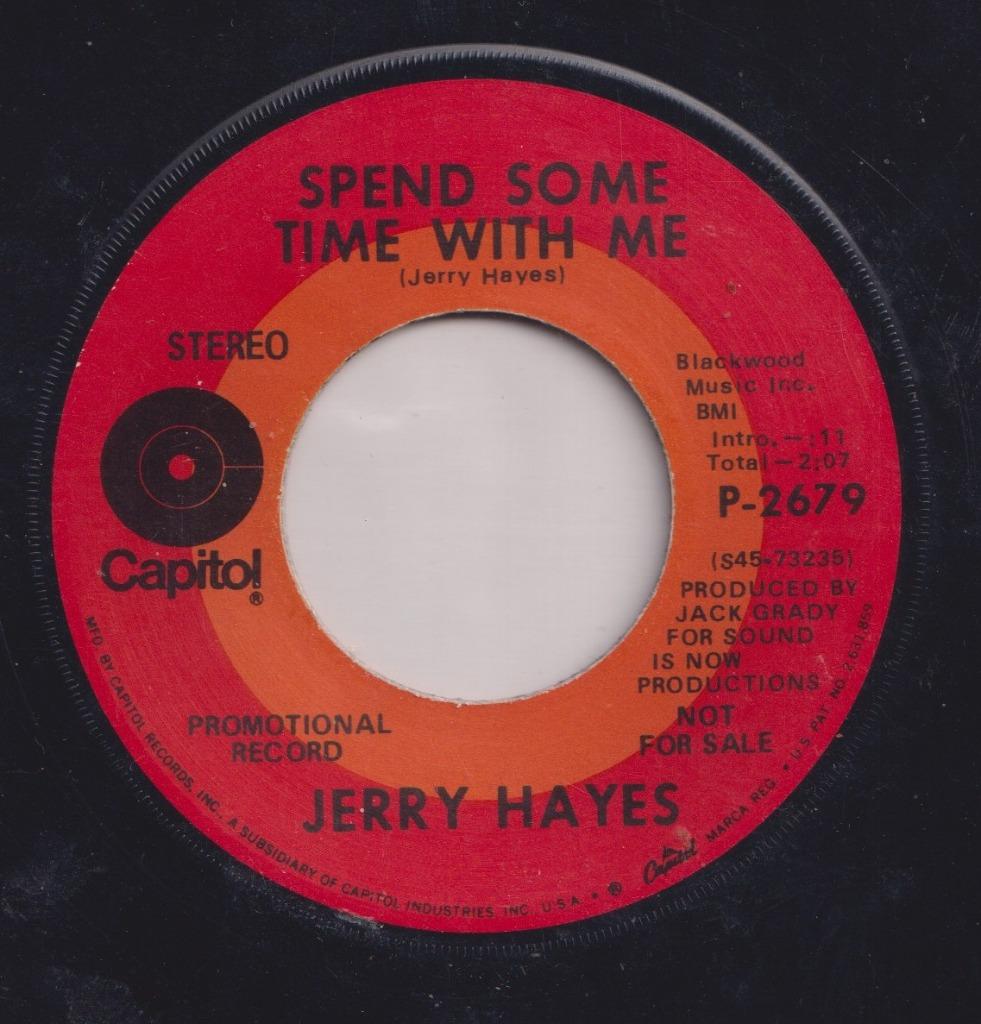 Jerry Hayes – Spend some time with me / The magic of your sm, Ophalen of Verzenden, Gebruikt, Pop