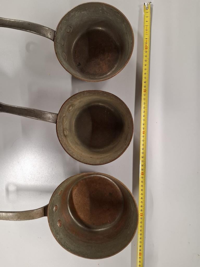 Koperen steelpannen Falk, Enlèvement, Utilisé