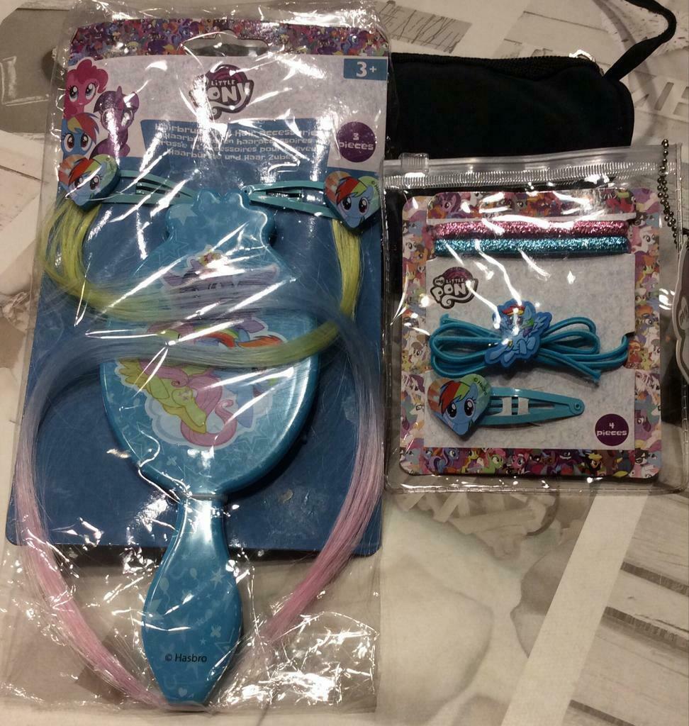 Brosse My Little Pony + curseurs + élastiques., Enlèvement ou Envoi, Neuf