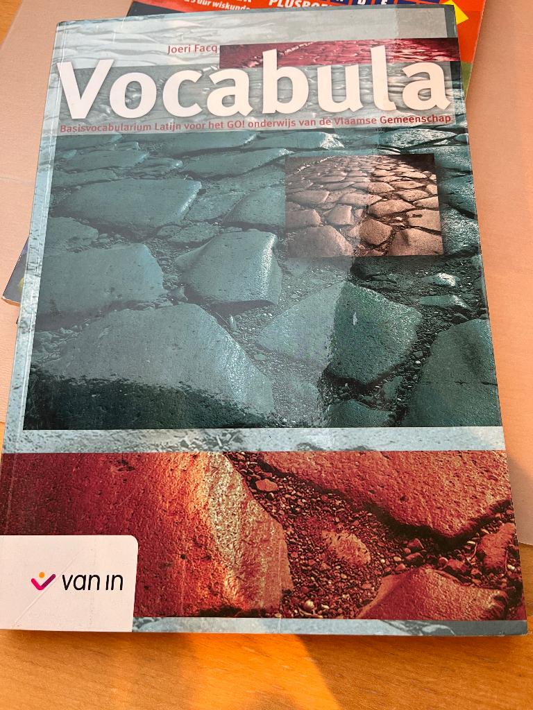 Vocabula Latijn, Boeken, Ophalen, Zo goed als nieuw, Van In, Latijn