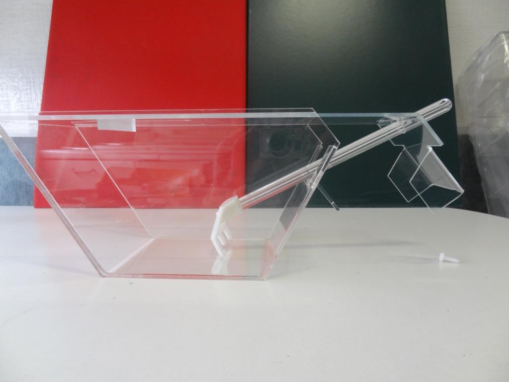 contenant pour vente en vrac en plexiglas, Articles professionnels, Enlèvement, Neuf, sans emballage, Mobilier