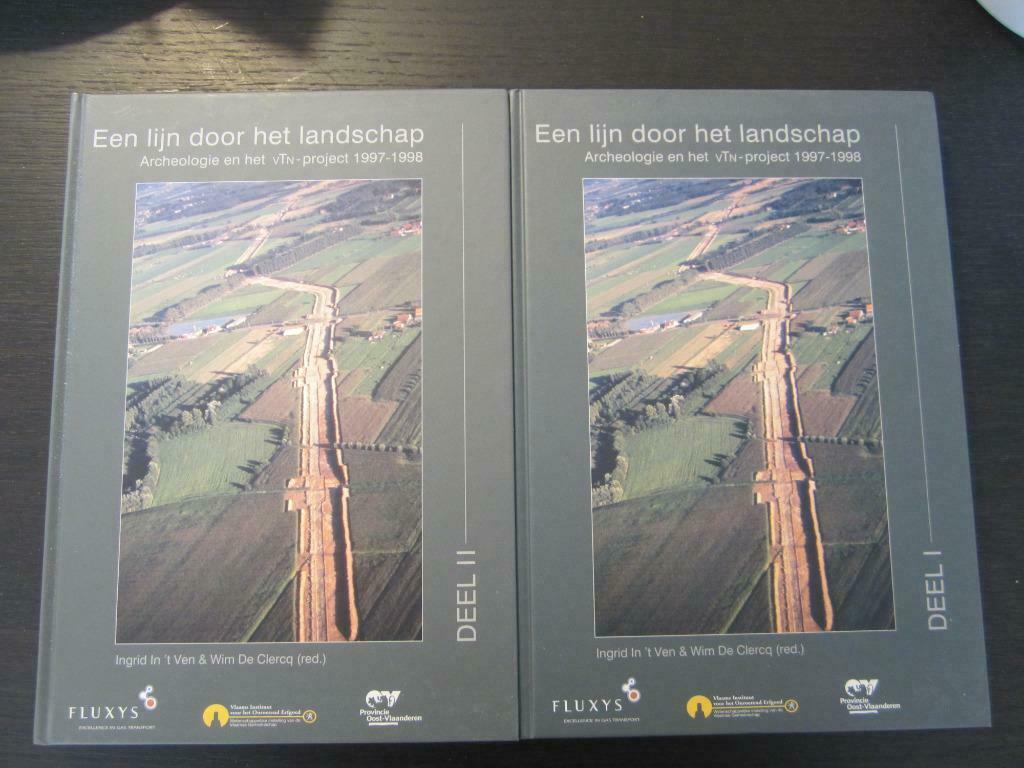 Een lijn door het landschap-Ingrid In't Ven & Wim De Clercq-, Ophalen of Verzenden