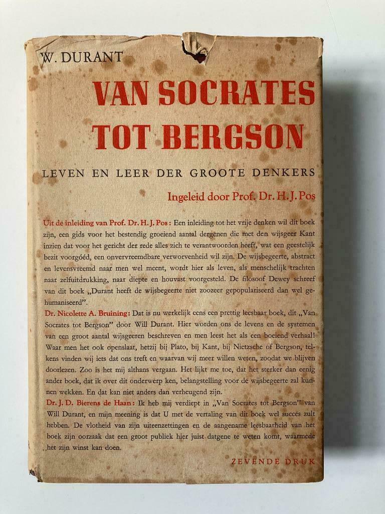 Van Socrates tot Bergson - W. Durant, Enlèvement ou Envoi
