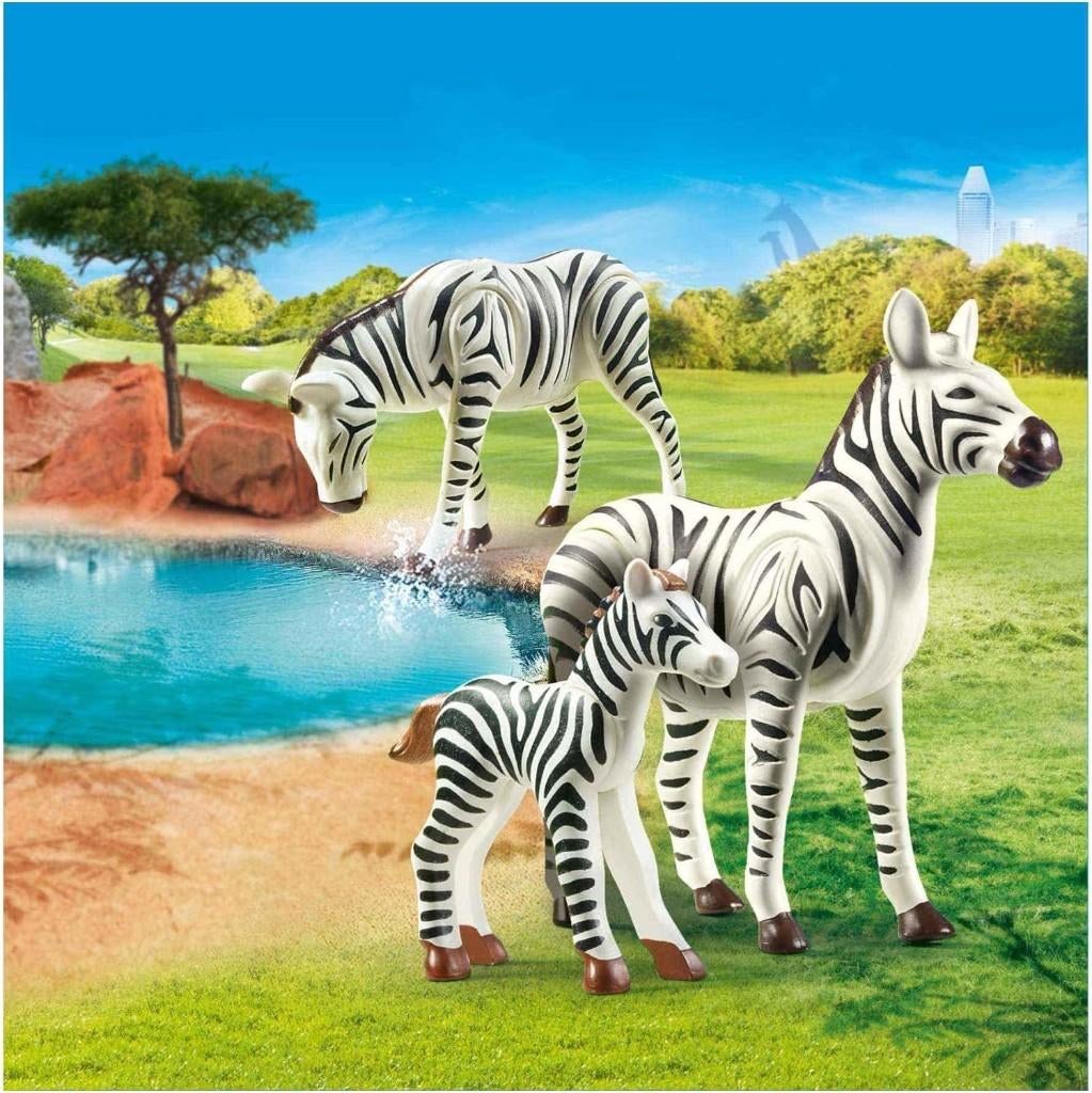 Playmobil - set 70356 - Family Fun Zebra's met baby, Kinderen en Baby's, Speelgoed | Playmobil, Ophalen, Zo goed als nieuw, Complete set