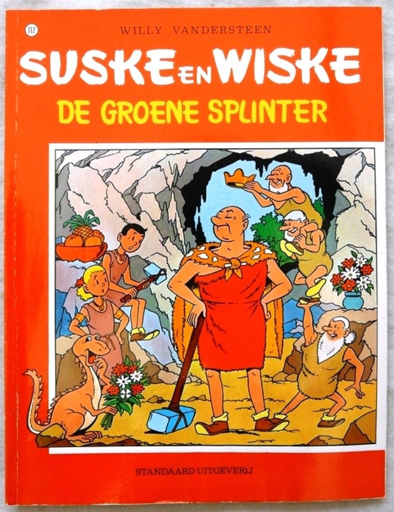 Strip Suske en Wiske De Groene Splinter, Nr112, SU, 1999.(1), Boeken, Gelezen, Willy Vandersteen, Eén stripboek, Ophalen of Verzenden