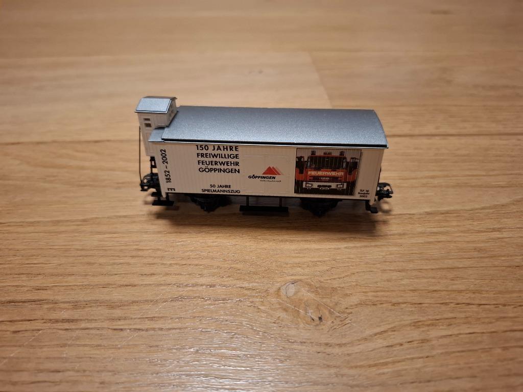 Märklin 4680 - wagon couvert Feuerwehr, Enlèvement, Utilisé, Wagon, Märklin