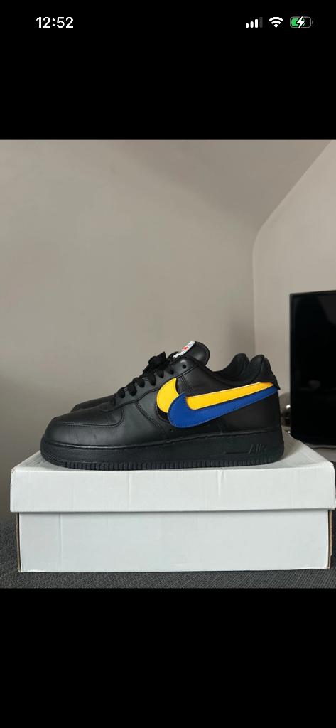 Nike air force 1 low black Swoosh pack all star taille 43, Enlèvement ou Envoi, Nike, Comme neuf, Baskets