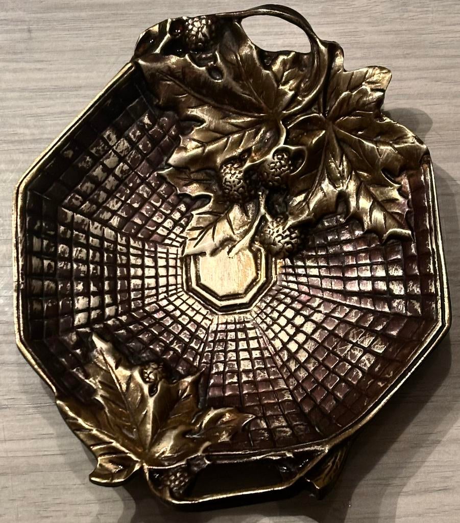 Magnifique vide poche en bronze 1920-1930, Antiquités & Art, Enlèvement ou Envoi, Bronze