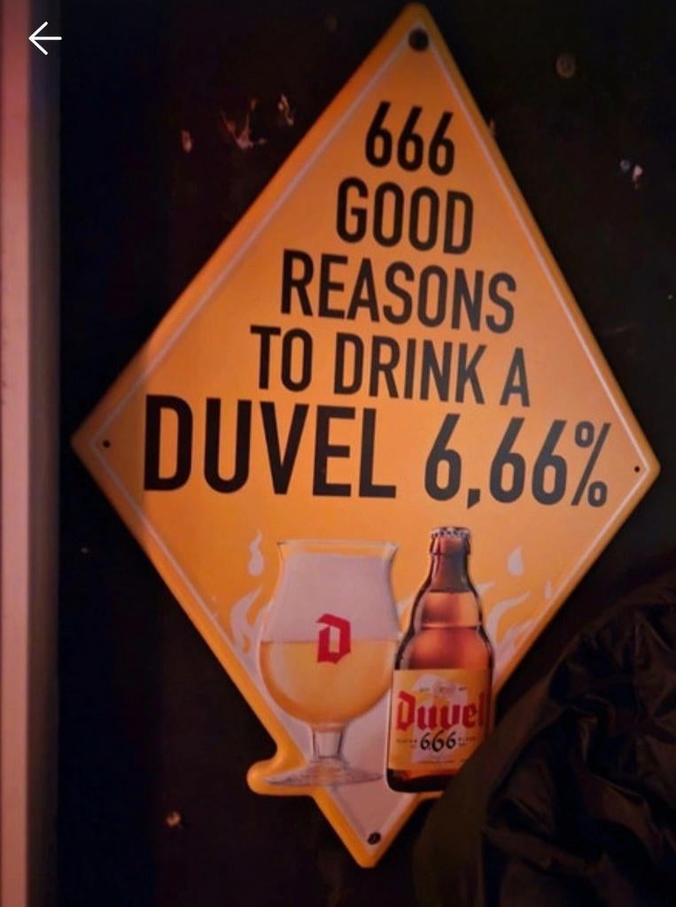666 bordje, Enlèvement ou Envoi, Duvel