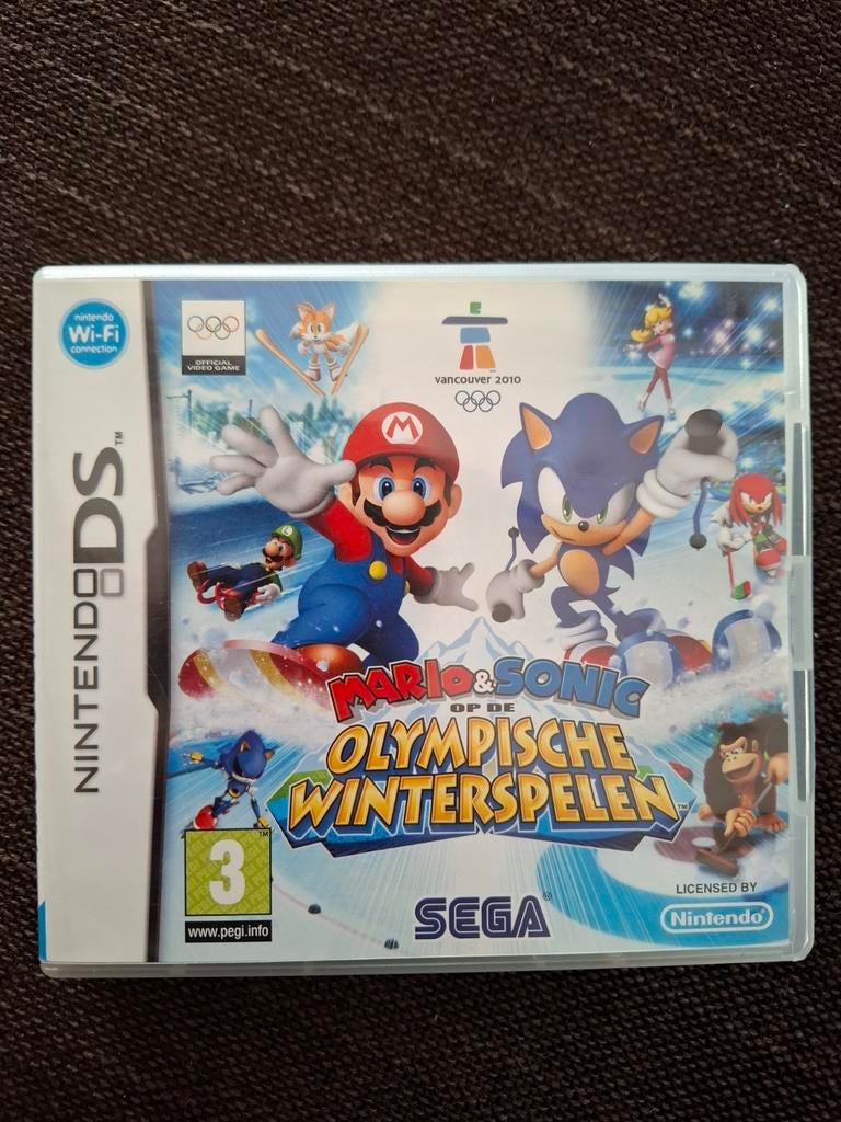 Nintendo DS Mario & Sonic Olympische winterspelen (compleet, Enlèvement ou Envoi, Comme neuf