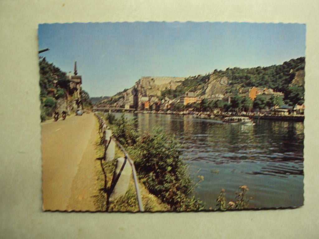 55003 - DINANT - LA MEUSE ET LA CITADELLE - ZIE 2 FOTO'S, Envoi