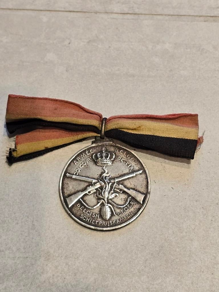 Médaille Concours de tir de l'armée belge, Enlèvement