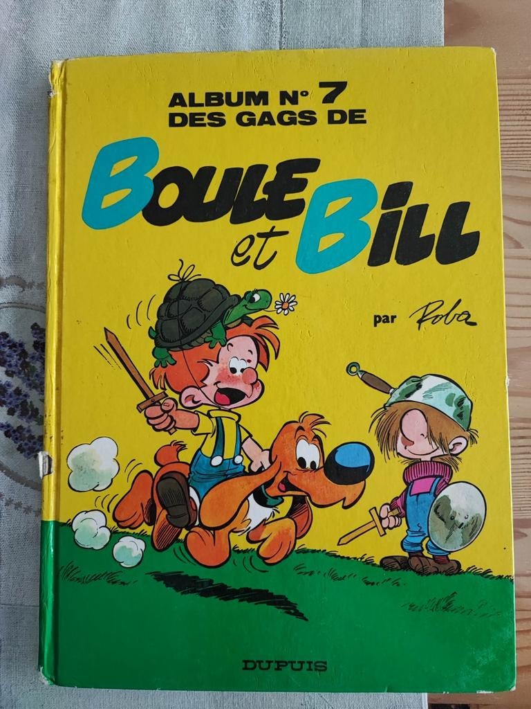 Boule et Bill - Album n 7, Enlèvement ou Envoi, Une BD, Jean roba, Utilisé